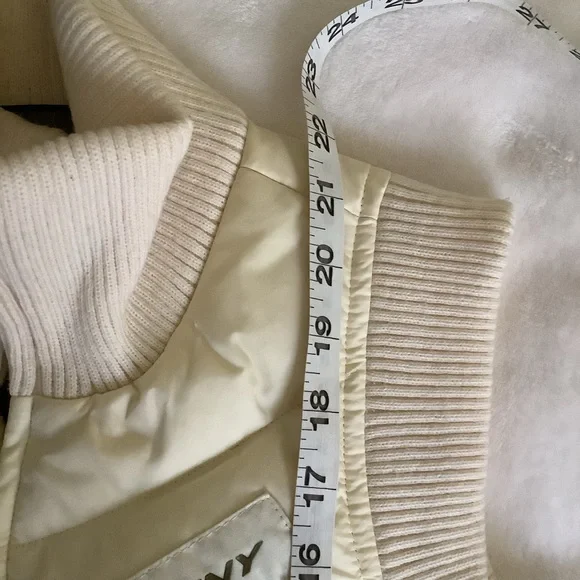 DKNY Ivory Down Feather Vest - Picture 8 of 13